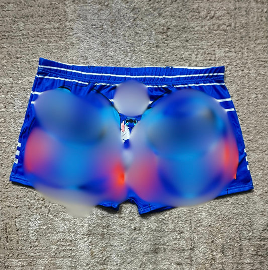 Blue Alien Baddie Lounge Shorts