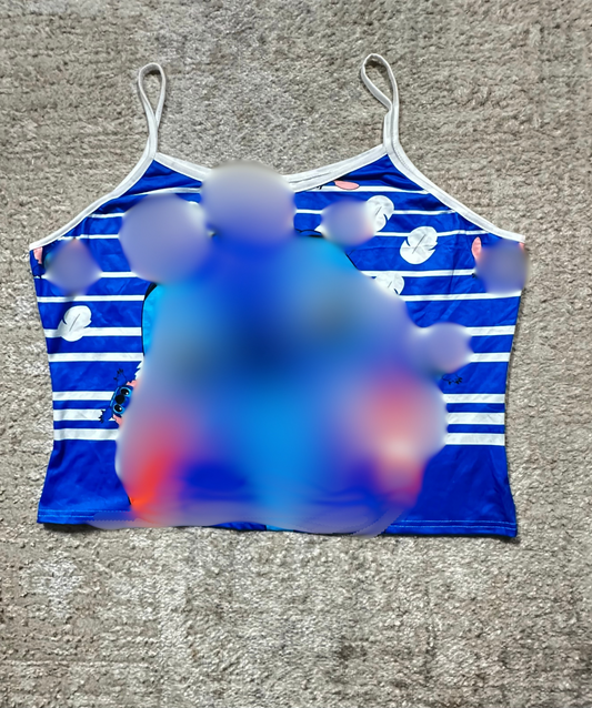 Blue Alien Baddie Cami Top