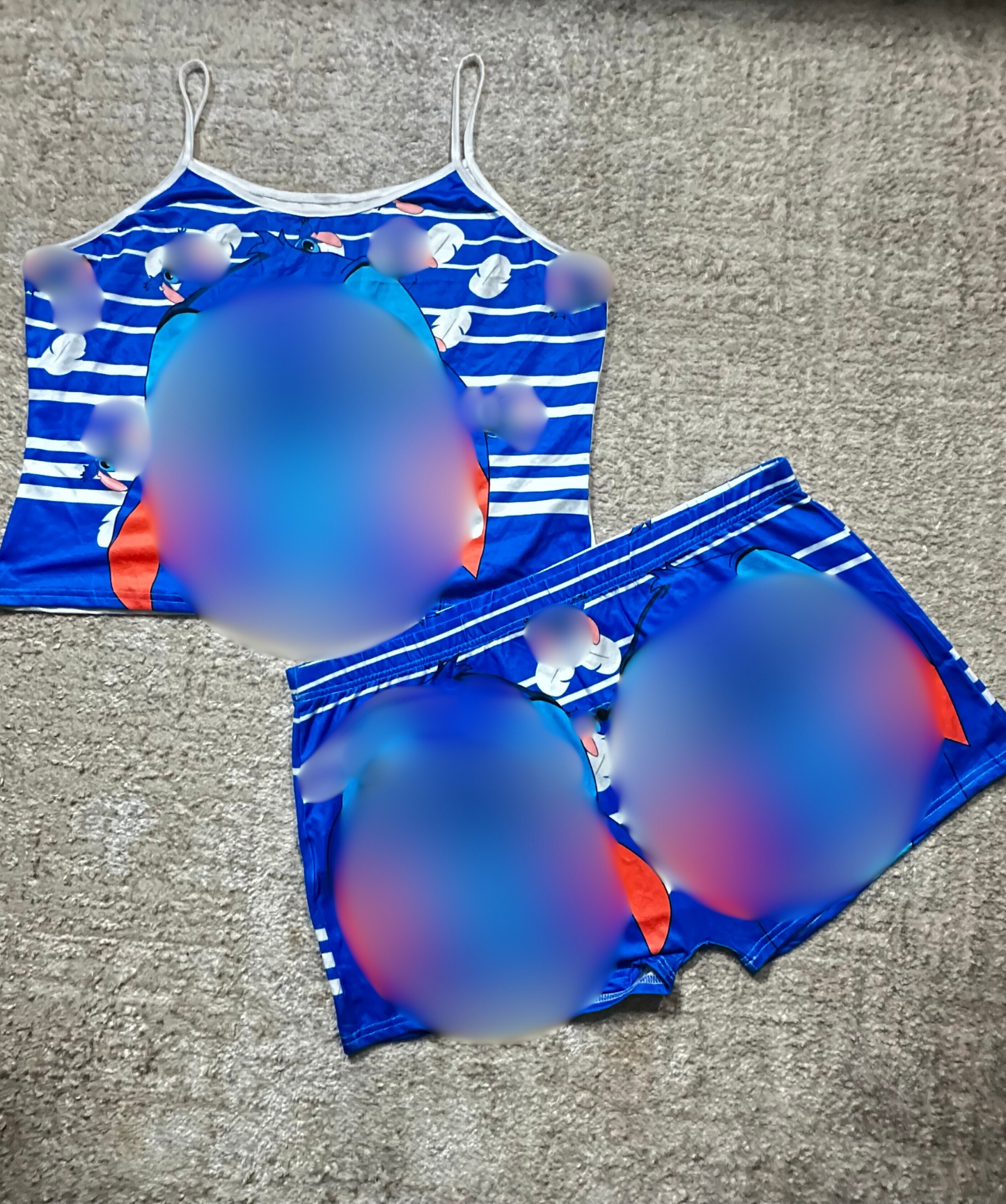 Blue Alien Baddie Cami Top