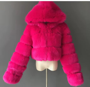 Plush Puff Luxe Fur Coat