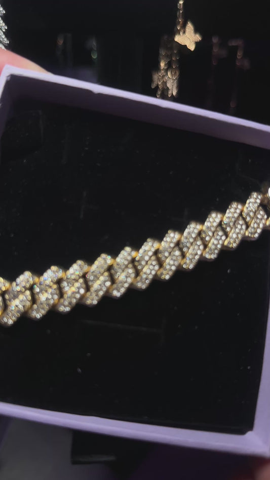 Gold Rush Cuban Anklet